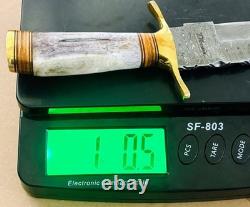 F. Normen Damascus Blade 13 Handmade Bowie Knife Handcrafted USA MADE Knives