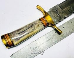 F. Normen Damascus Blade 13 Handmade Bowie Knife Handcrafted USA MADE Knives