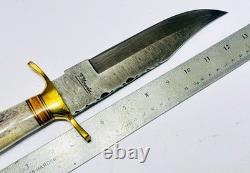 F. Normen Damascus Blade 13 Handmade Bowie Knife Handcrafted USA MADE Knives