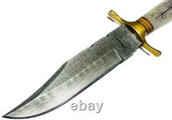 F. Normen Damascus Blade 13 Handmade Bowie Knife Handcrafted USA MADE Knives