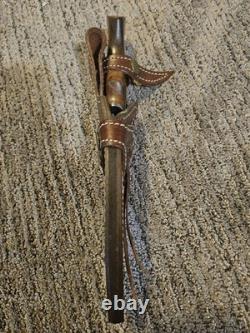 FH Knives. Beautiful Damascus Fixed Blade Knife With Sheath
