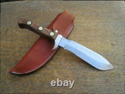 FINE Customized Vintage PIC Germany White Hunter-style Carbon Steel GUIDE Knife