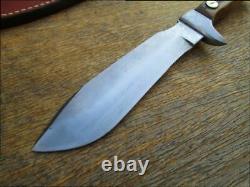 FINE Customized Vintage PIC Germany White Hunter-style Carbon Steel GUIDE Knife