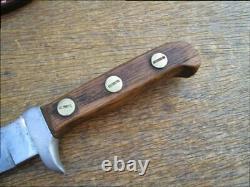 FINE Customized Vintage PIC Germany White Hunter-style Carbon Steel GUIDE Knife