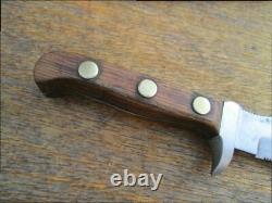 FINE Customized Vintage PIC Germany White Hunter-style Carbon Steel GUIDE Knife