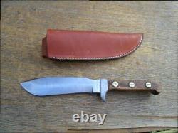 FINE Customized Vintage PIC Germany White Hunter-style Carbon Steel GUIDE Knife