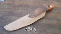 FINE Old Remington Carbon Steel Butcher-style Hunting/Skinning Knife RAZOR SHARP