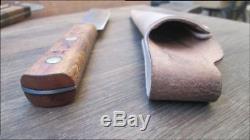 FINE Old Remington Carbon Steel Butcher-style Hunting/Skinning Knife RAZOR SHARP