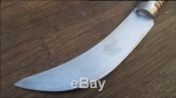 FINEST Antique Fur Trade Bolstered Fur Trade Hunting Skinning Knife withSheath