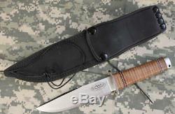 Fallkniven Northern Lights NL3 NJORD Fixed Blade Knife &Black Leather Sheath