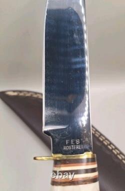 Fes Ferdinand Everts Sohn Gmbh &co. Germany Knife Stag Hndl Rostfrei Blade Mint