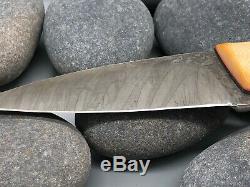 Fiddleback Forge BEAR PAW Natural Micarta Handle Knife 9.125