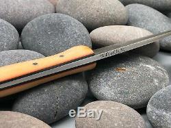 Fiddleback Forge BEAR PAW Natural Micarta Handle Knife 9.125