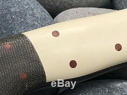 Fiddleback Forge MONARCH Brown Micarta & Smooth Ivory Color Handle 7.75 Knife