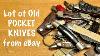 Finding A Treasure In A Lot Of Old Pocket Knives From Ebay Unboxing Knife