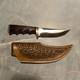 Fire River Sportsman Hunting Knife handmade vintage 4.5 blade New Never Used