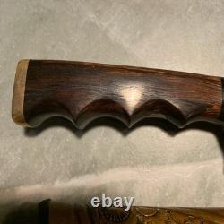 Fire River Sportsman Hunting Knife handmade vintage 4.5 blade New Never Used