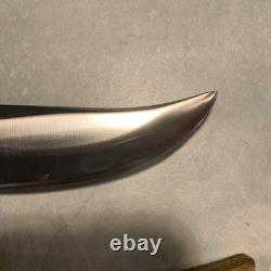 Fire River Sportsman Hunting Knife handmade vintage 4.5 blade New Never Used