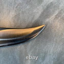 Fire River Sportsman Hunting Knife handmade vintage 4.5 blade New Never Used