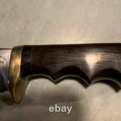 Fire River Sportsman Hunting Knife handmade vintage 4.5 blade New Never Used