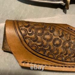 Fire River Sportsman Hunting Knife handmade vintage 4.5 blade New Never Used