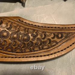 Fire River Sportsman Hunting Knife handmade vintage 4.5 blade New Never Used