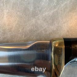 Fire River Sportsman Hunting Knife handmade vintage 4.5 blade New Never Used