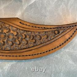 Fire River Sportsman Hunting Knife handmade vintage 4.5 blade New Never Used