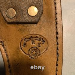 Fire River Sportsman Hunting Knife handmade vintage 4.5 blade New Never Used