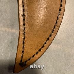 Fire River Sportsman Hunting Knife handmade vintage 4.5 blade New Never Used