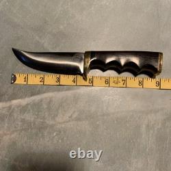 Fire River Sportsman Hunting Knife handmade vintage 4.5 blade New Never Used