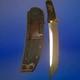 Fixed Blade Japanese Knife Brass Skull EDC Military Tactical Hunting VG10 Sharp