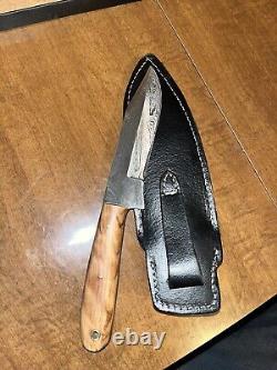 Fixed Blade Shokunin Knife Perfect Hunting Camping Utility Knife with Sheath