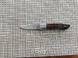 Frazier Handmade knives custom hunting knife withsheath