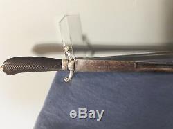 French Hunting Dagger. Sword. Knife. Silver Mount. Xviii° Century. Napoleon