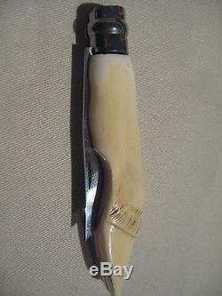 French Opinel Knife, Unique Custom, Number 6, 18th Century Handle