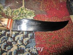 G. C. Co Solingen Germany Original Buffalo Skinner Stag Handle Knife