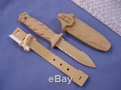 Gerber G0523 De Facto Partially Serrated S30v Blade Steel Fixed Blade Knife