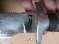 Garcia Jacques Hackman Survival Knife Vintage 60s-70 Brazil. Vietnam New photos