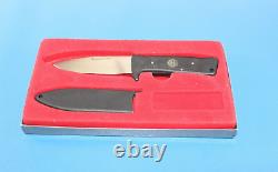 Gerber 5563 Frisco Shiv Drop Point Knife + Scabbard & Box Blackie Collins Design