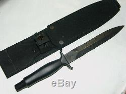 Gerber BA5 Mark 2 1/2 Serrated Hunt/Fight/Survival Knife withSheath & Black Blade