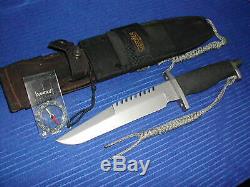 Gerber BMF USA EARLY Saw back combat survival fighting knife, Sheath, Silva comp