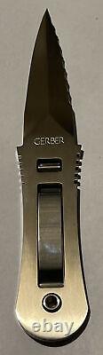 Gerber Knives Italy Blackie Collins Design River Master Dagger with Sheath