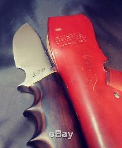 Gerber Model 400 Rare Vintage 1970 Hunting Skinning Knife Sheath Caping Tip S61
