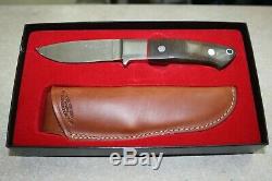 Gerber R. W. Loveless Designed Dropped Hunter Fixed Blade Knife & Sheath Vintage