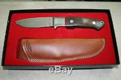 Gerber R. W. Loveless Designed Dropped Hunter Fixed Blade Knife & Sheath Vintage