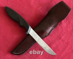 Gerber Vintage Shorty Knife-with Original Sheath- & Vintage Sharpening Stone