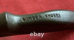 Gerber Vintage Shorty Knife-with Original Sheath- & Vintage Sharpening Stone