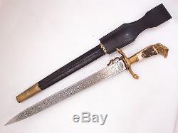German Dagger Prussian Hunting Forestry Cutlass Sword Knife! Eagle Head Pommel