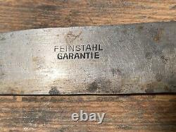 German Garantie Feinstahl Boot Fighting Knife Hunting Knife Germany Brass